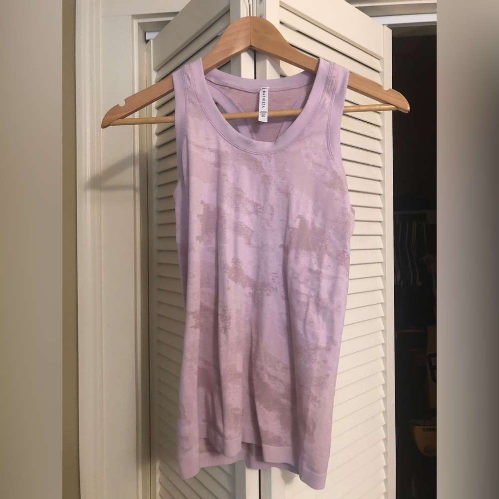 Pink Camouflage Athleta tank top